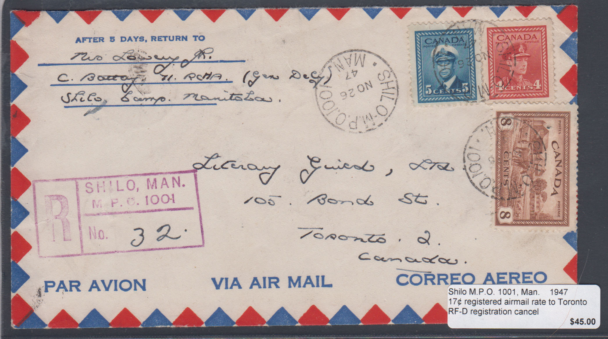 Tom Watkins postcard